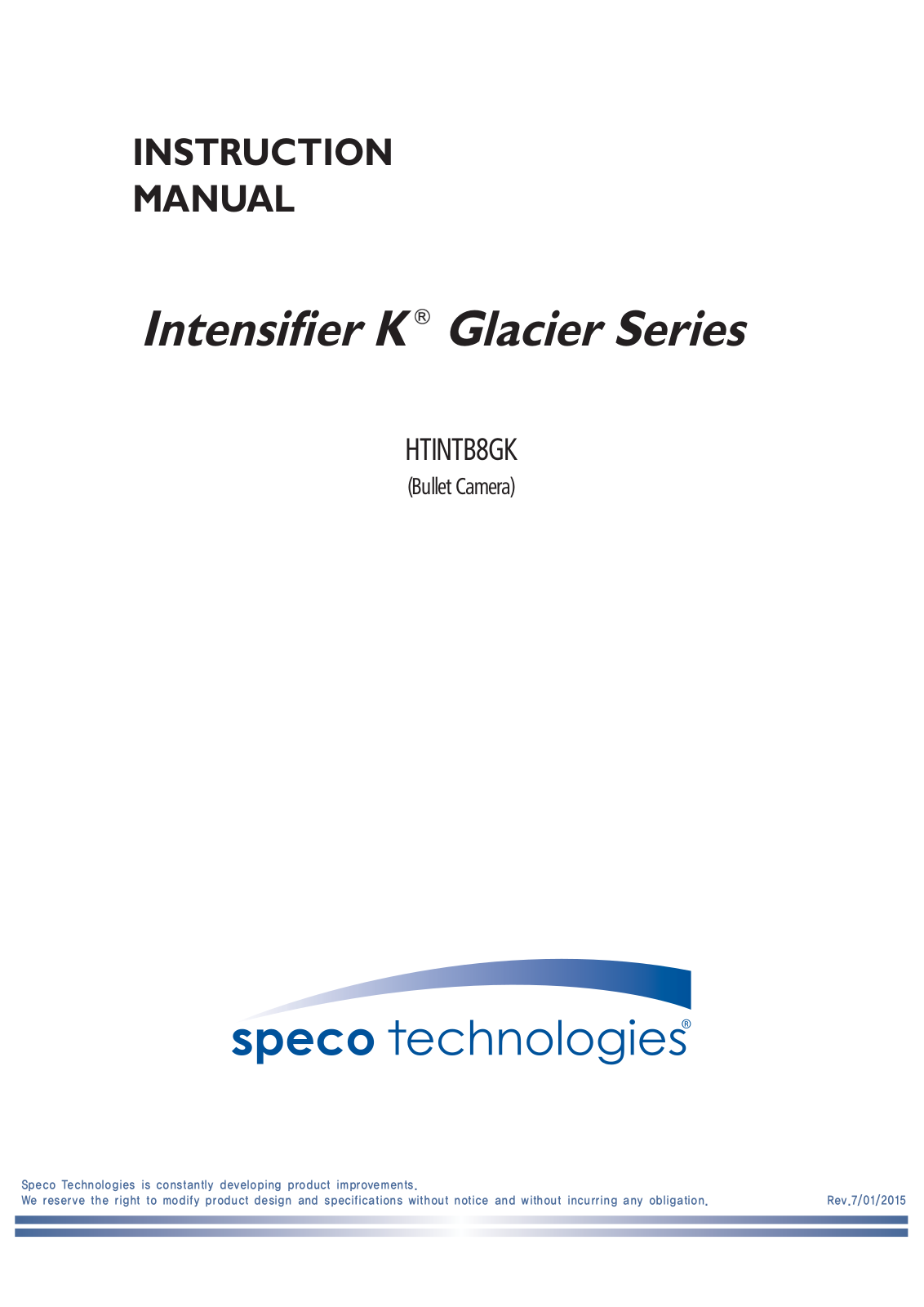 Speco Technologies HTINTB8GK User Manual