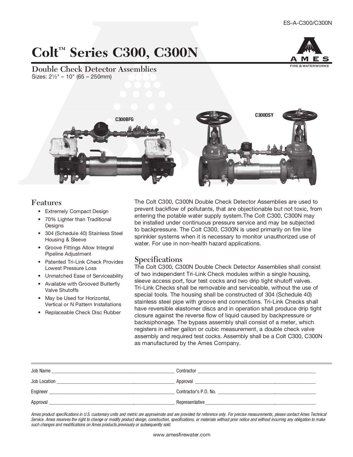 Dormont C300N User Manual