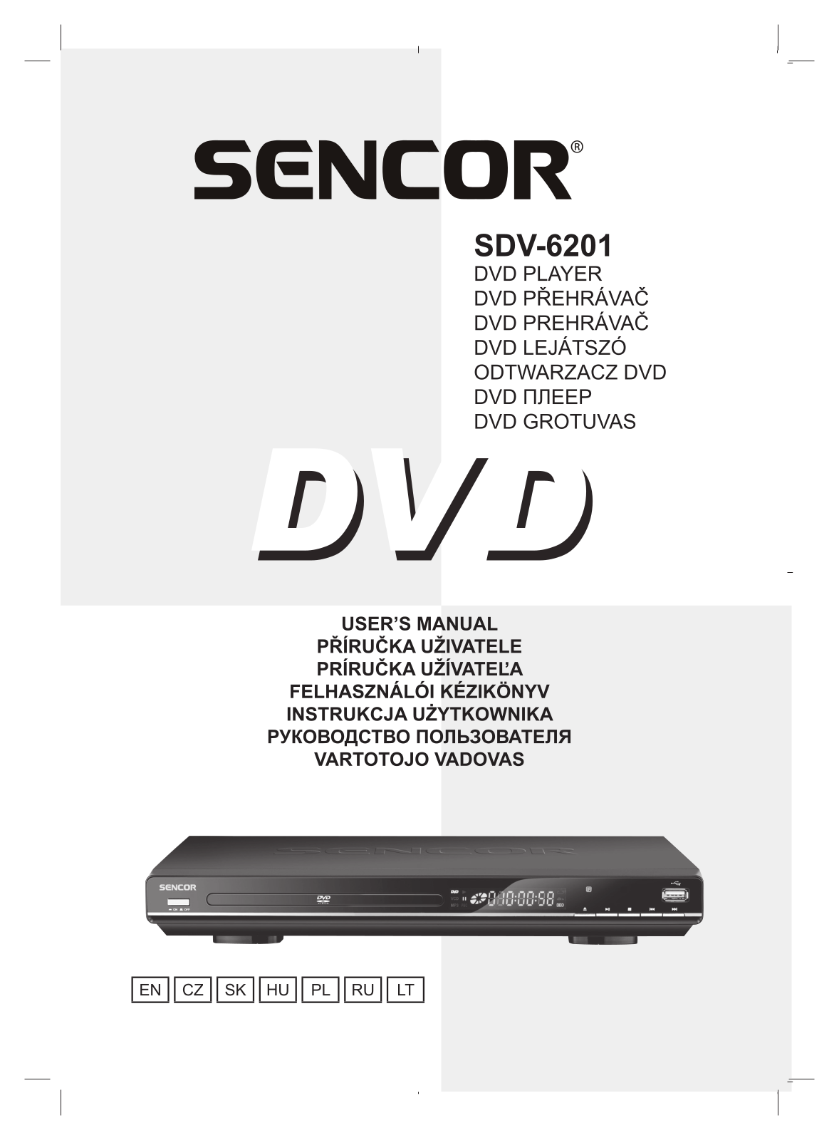 Sencor SDV 6201 User Manual