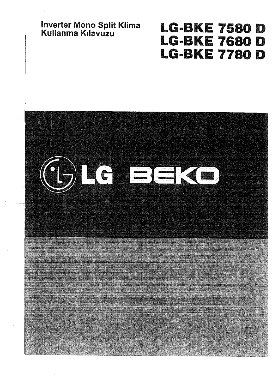 Beko LG-BKE 7580 D, LG-BKE 7680 D, LG-BKE 7780 D User manual