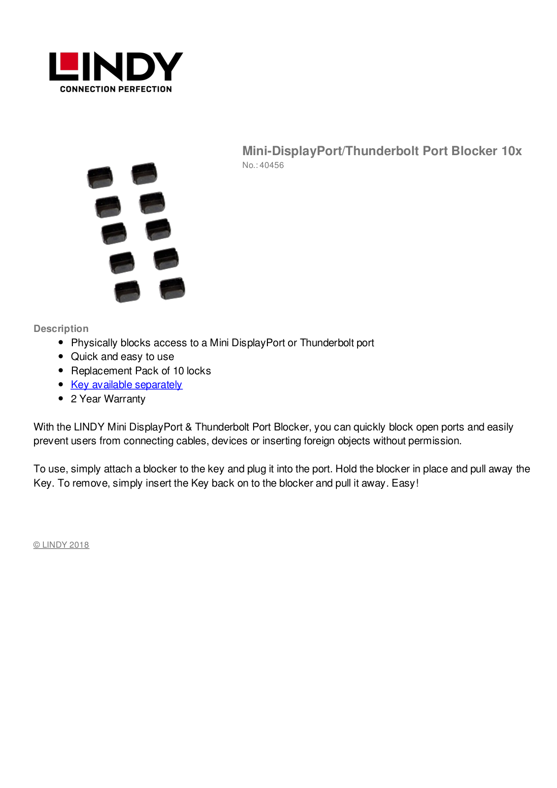 Lindy 40456 User Manual - ManualMachine.com