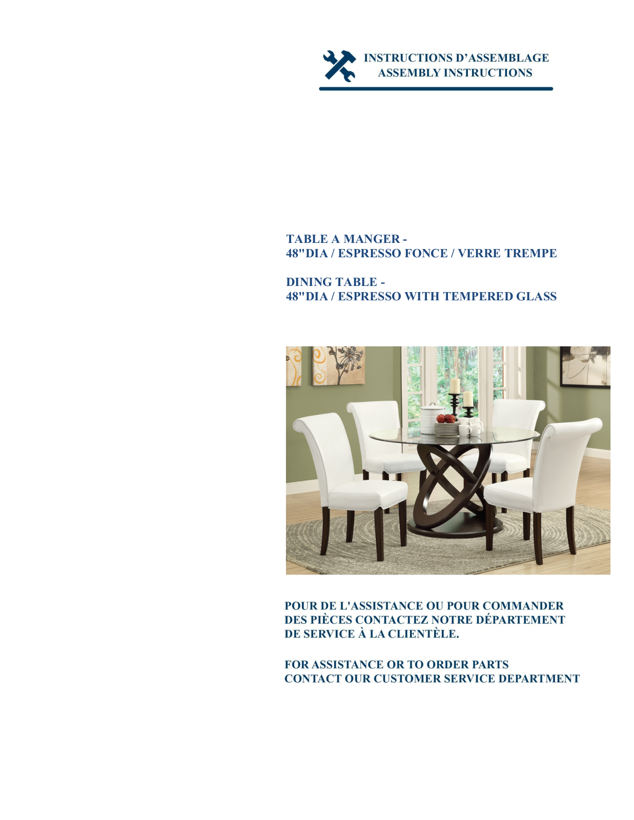Lark Manor™ RDBL5166 Assembly Instructions - ManualMachine.com