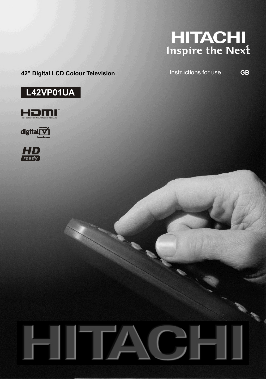 Hitachi L42VP01UA User Manual