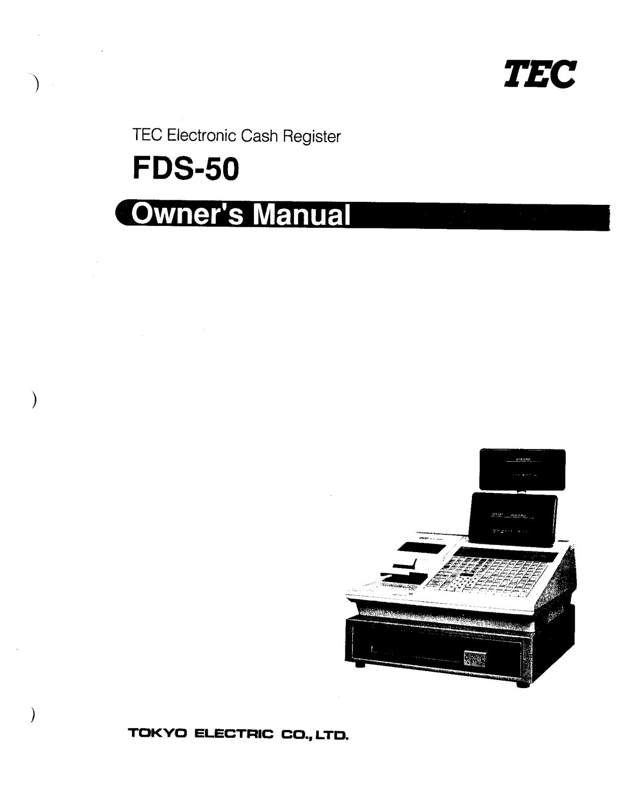 Toshiba FDS-50 User Manual