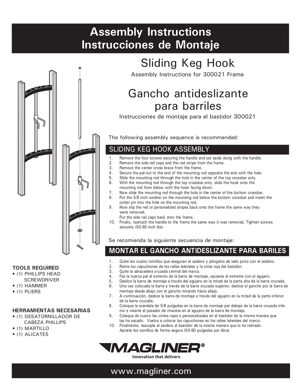 Magliner KEG HOOK User Manual