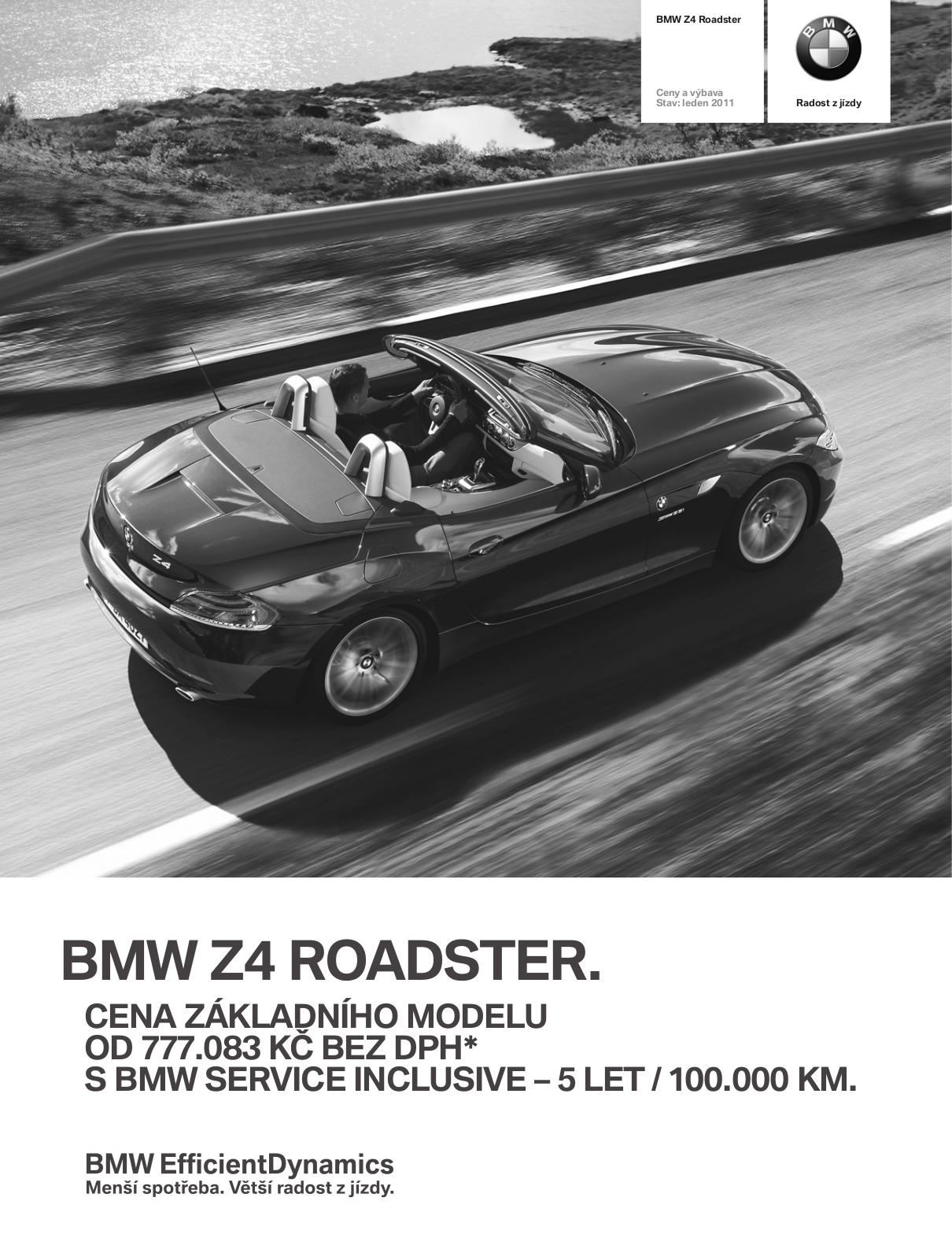 Bmw Z4 ROADSTER 2011 BROCHURE