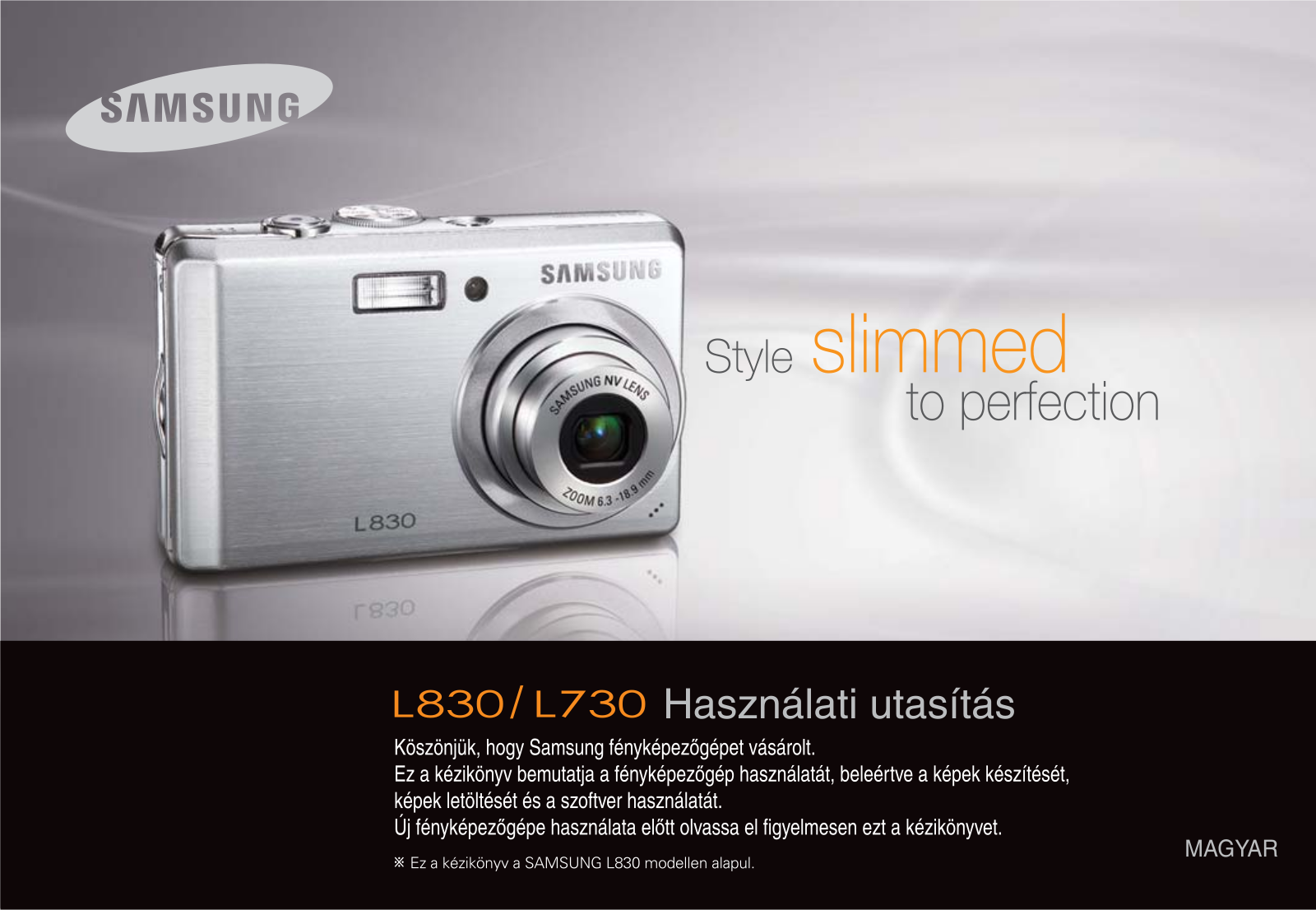 Samsung L730, L830 User Manual