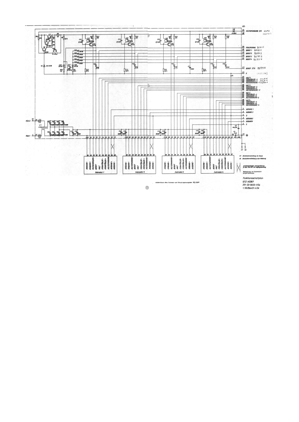 Robotron STZ-K0367 Schematic