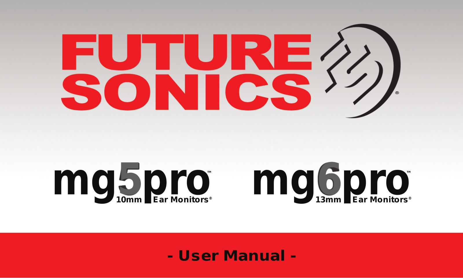 Future Sonics mg5pro, mg6pro User Manual - ManualMachine.com