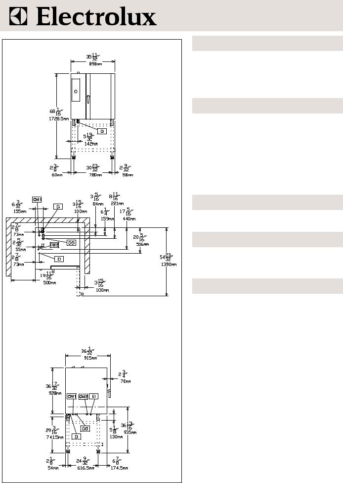 Electrolux 267282 (AOS101ETM1), 267322 (AOS101ETV1) General Manual