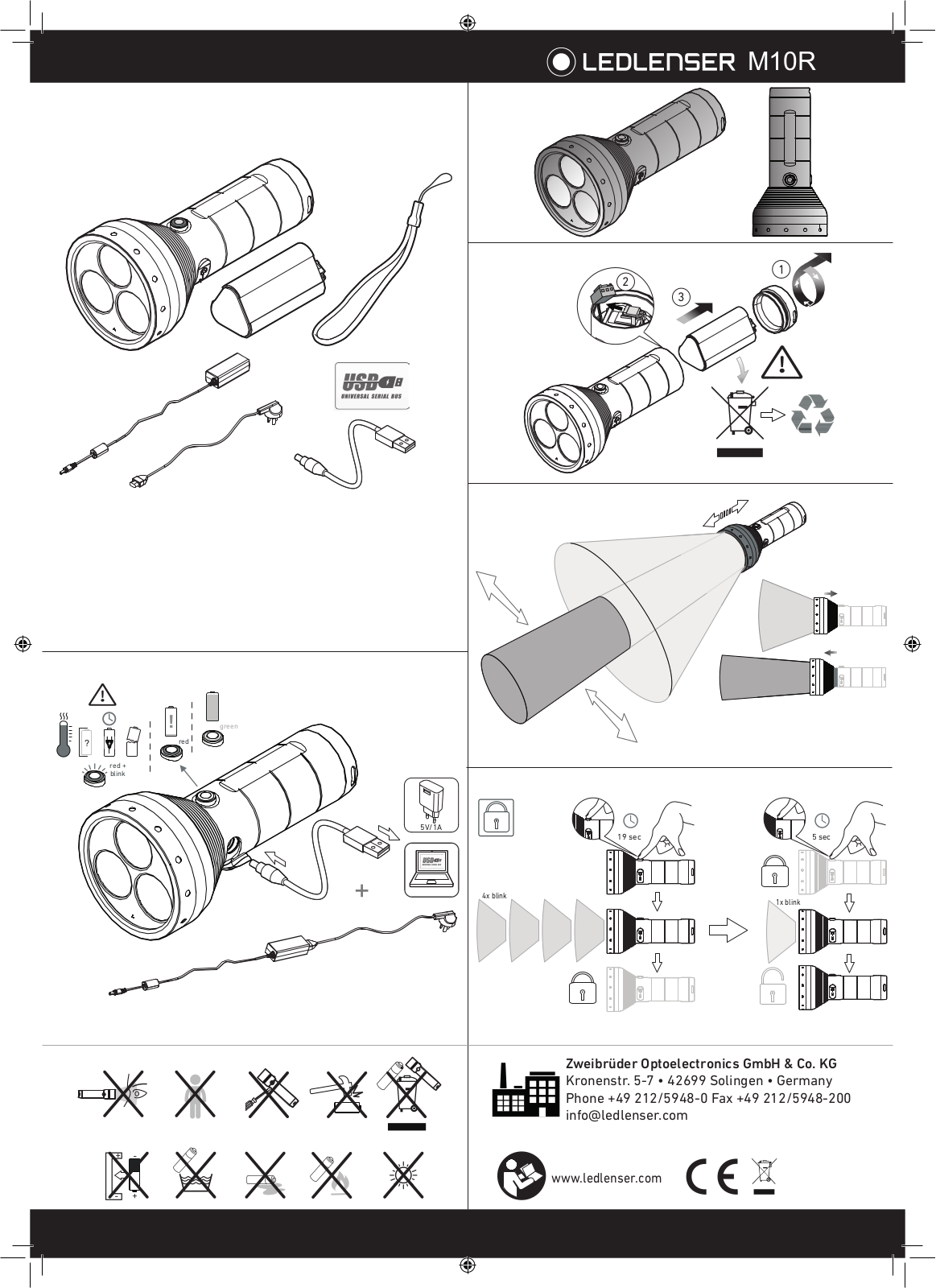 Ledlenser M10R User guide