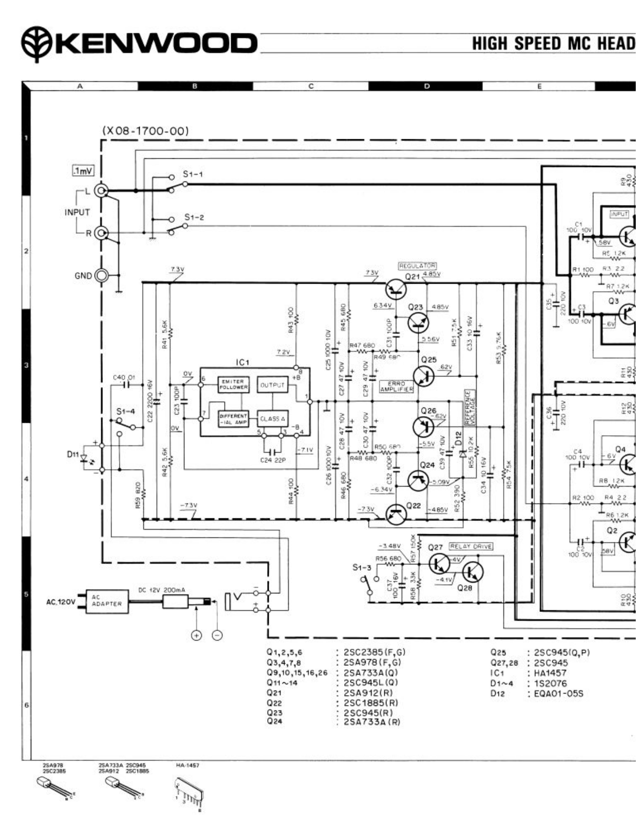 Kenwood KHA-50 Service Manual