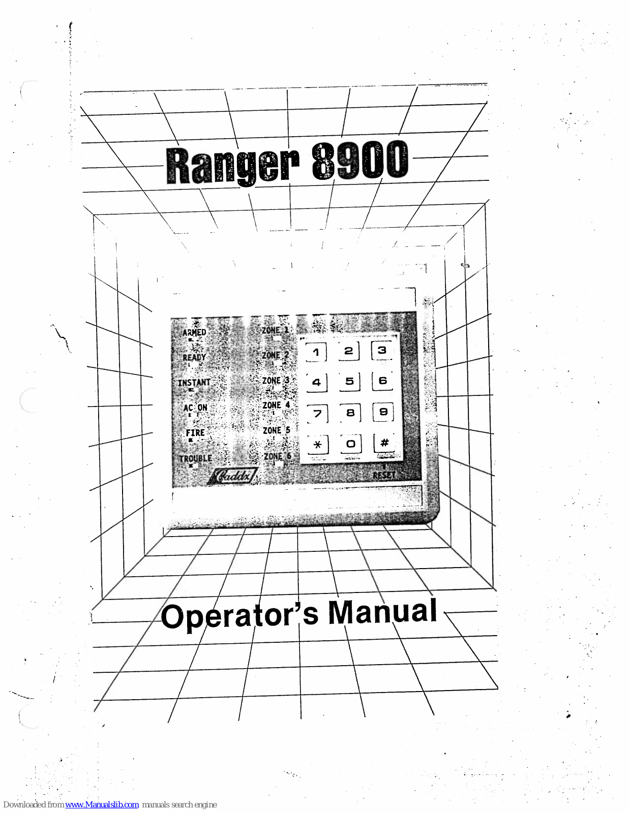 CADDX Ranger 8900 Operator's Manual