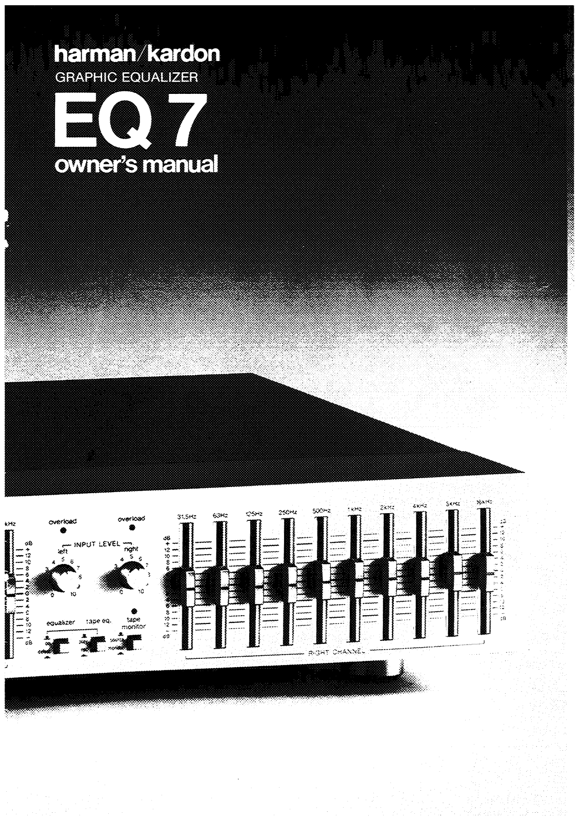 Harman kardon EQ7 User Manual