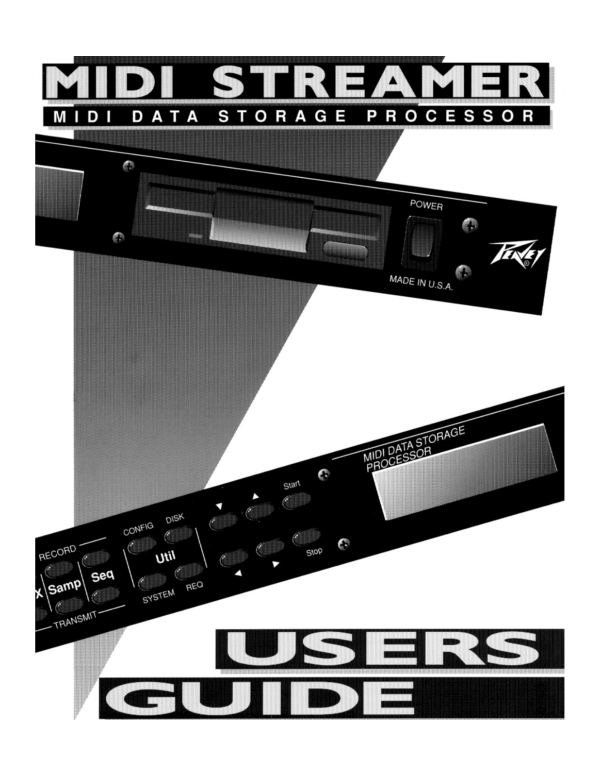 Peavey MIDI STREAMER Owners Manual