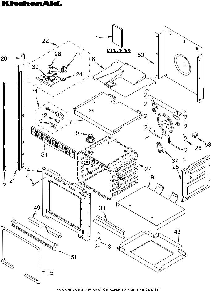 KitchenAid KEBS278DWH7 Parts List