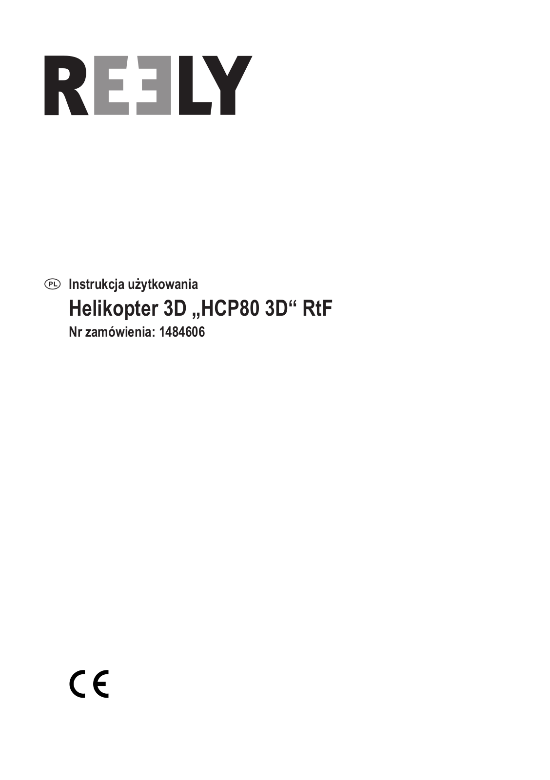 Reely HCP80 3D User manual