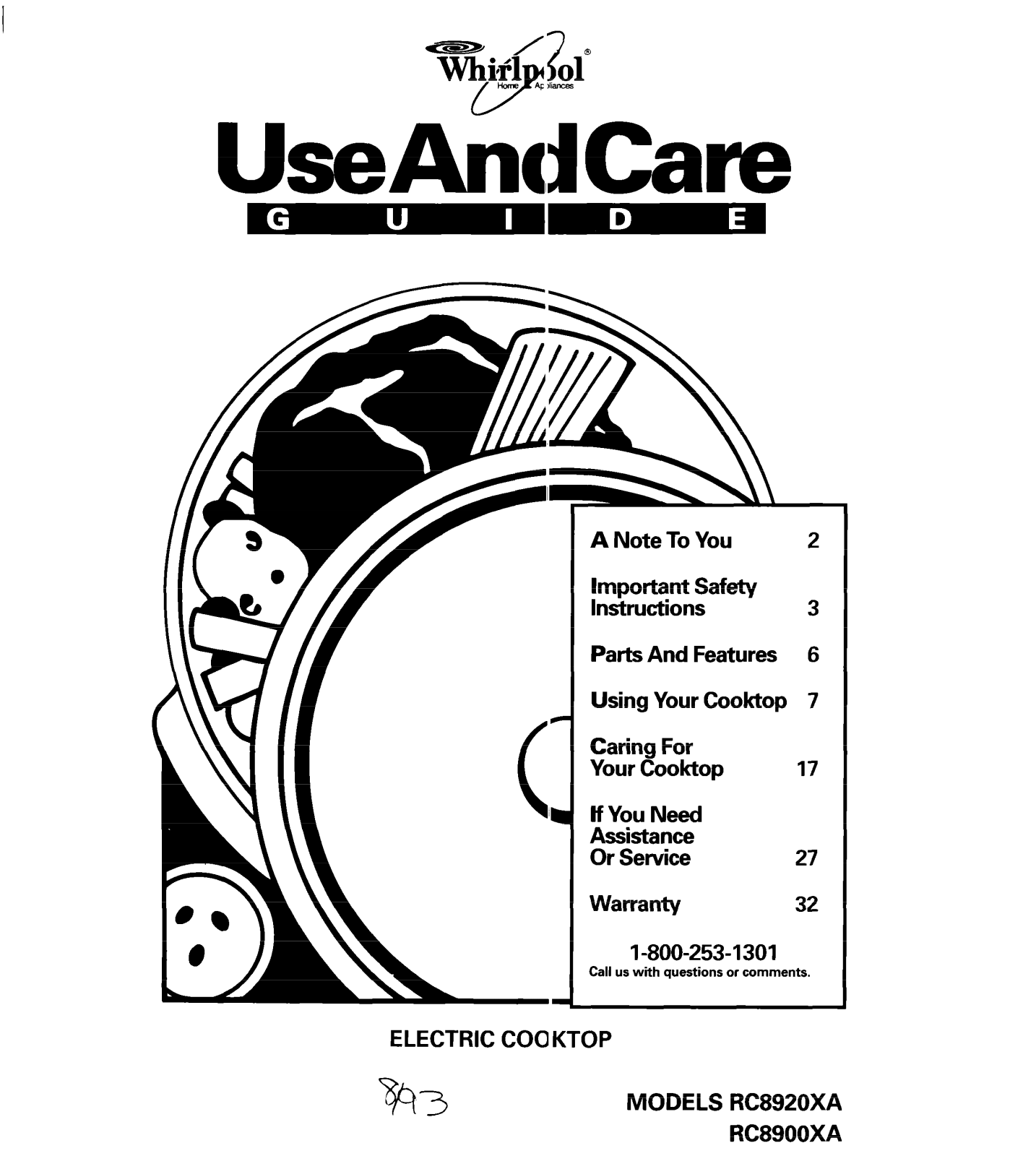 Whirlpool RC8900XA, RC8920XA User Manual - ManualMachine.com