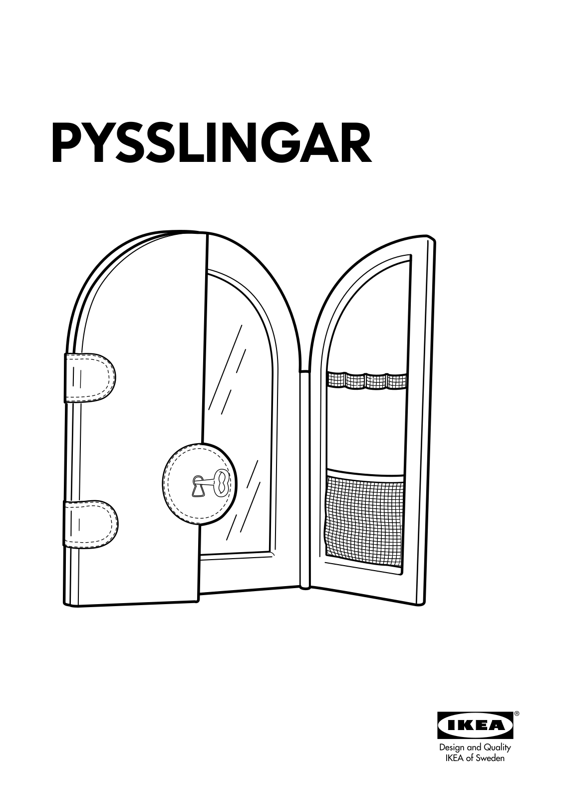 IKEA PYSSLINGAR Mirror User Manual