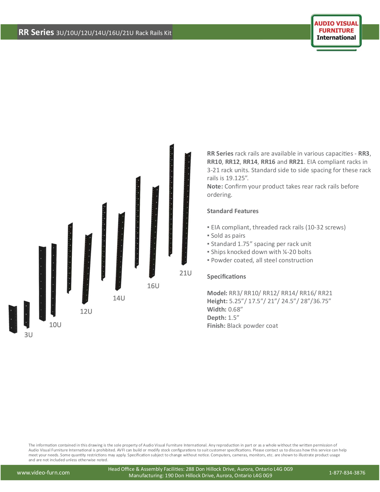 AVFI VFIN1167 Specifications - ManualMachine.com