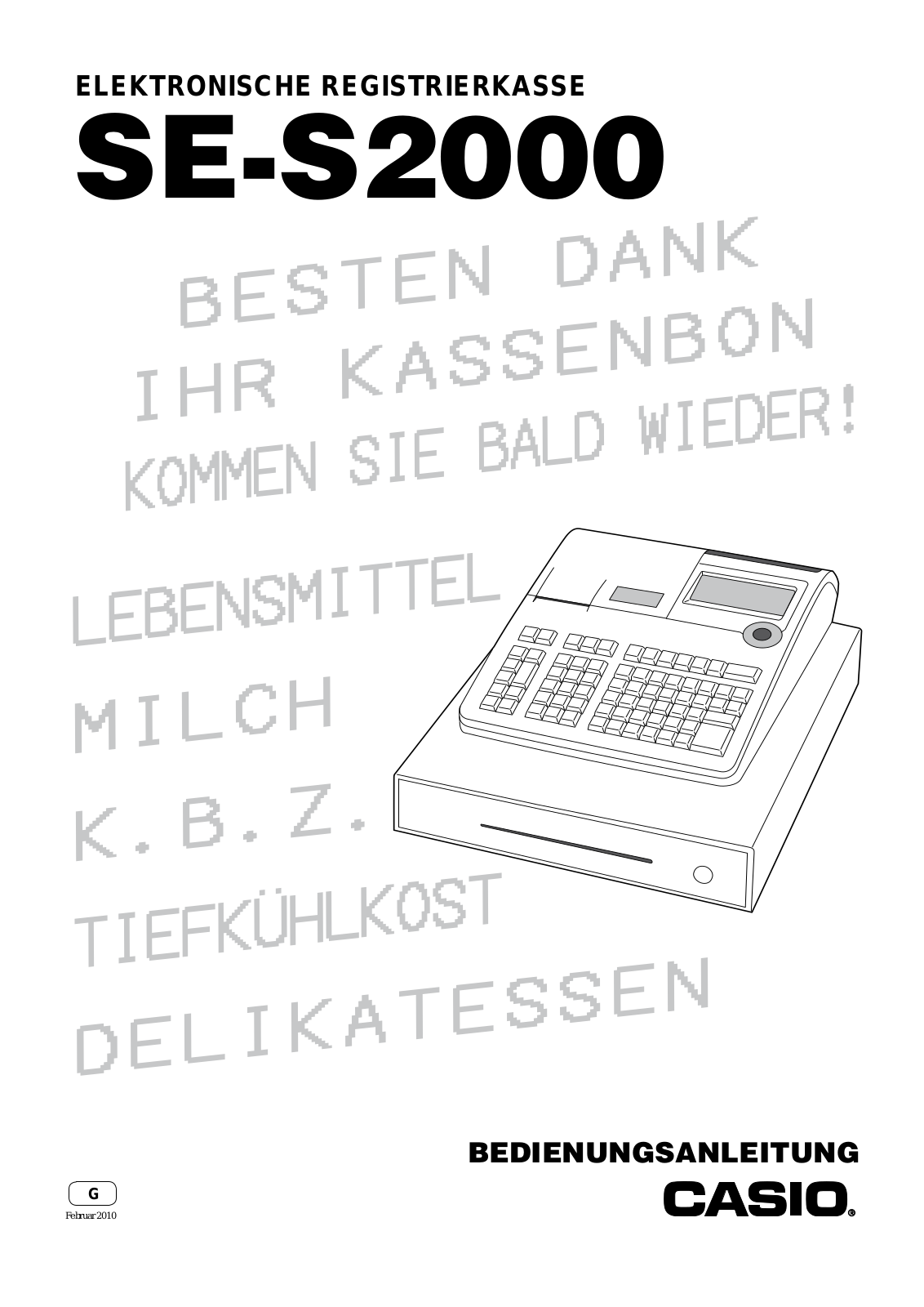 Casio SE-S2000 User Manual