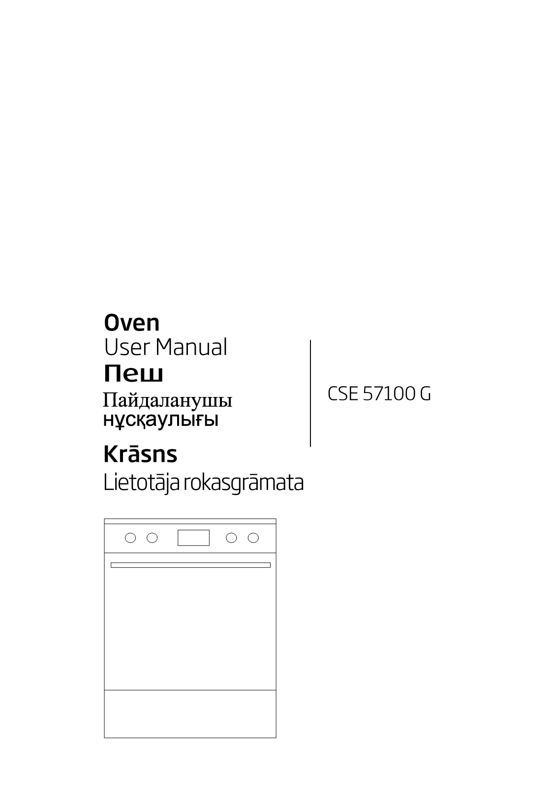 Beko CSE57100G User manual