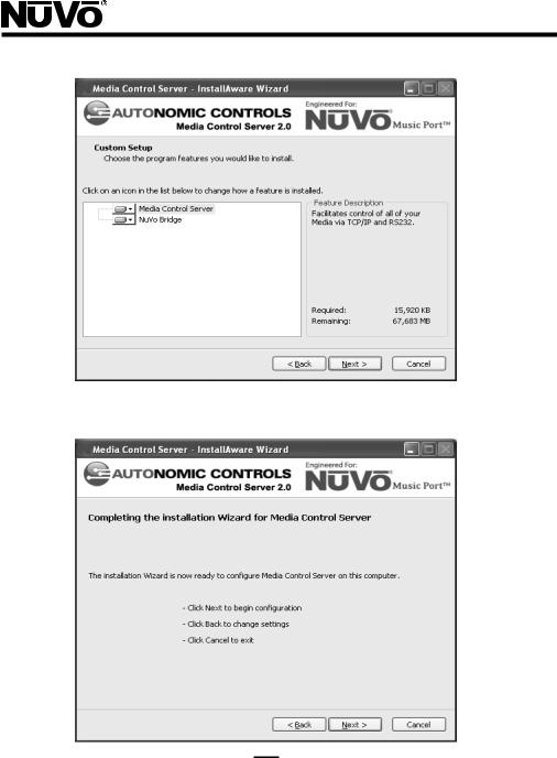 Nuvo NV-MP User Manual