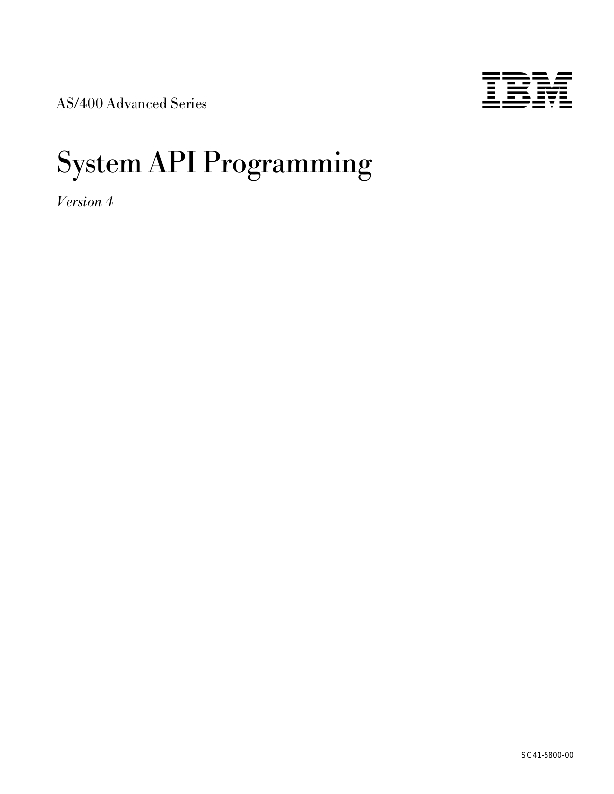 IBM AS 400 User Manual