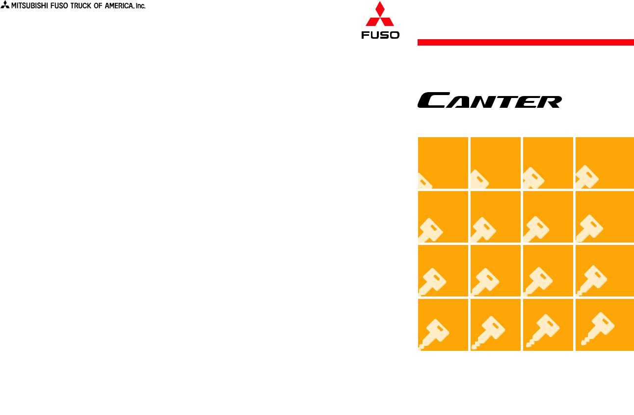 Mitsubishi Canter 2015 User Manual