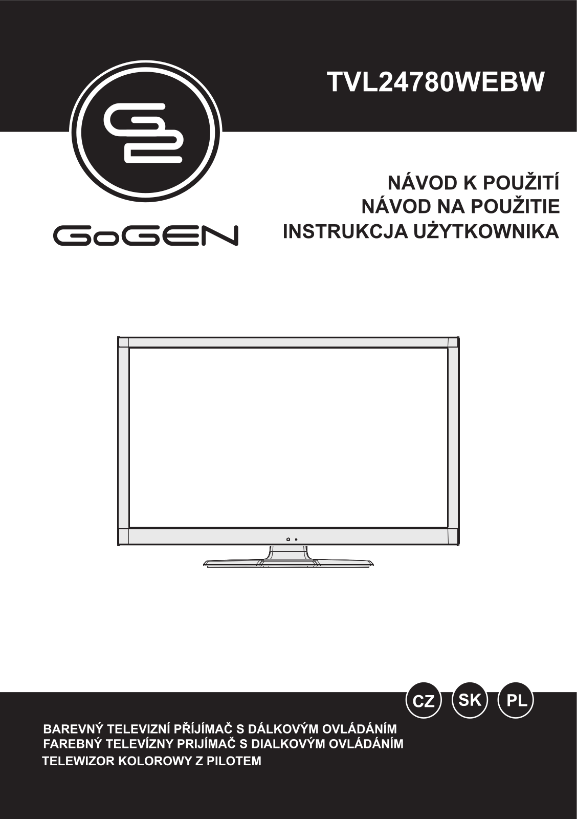 GoGEN TVL 24780 WEBW User Manual