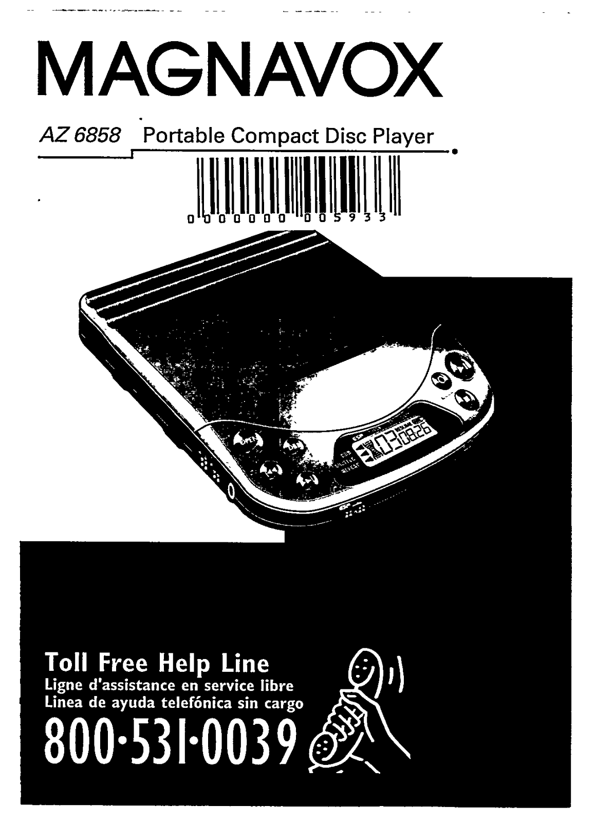 Philips AZ6858/17 User Manual