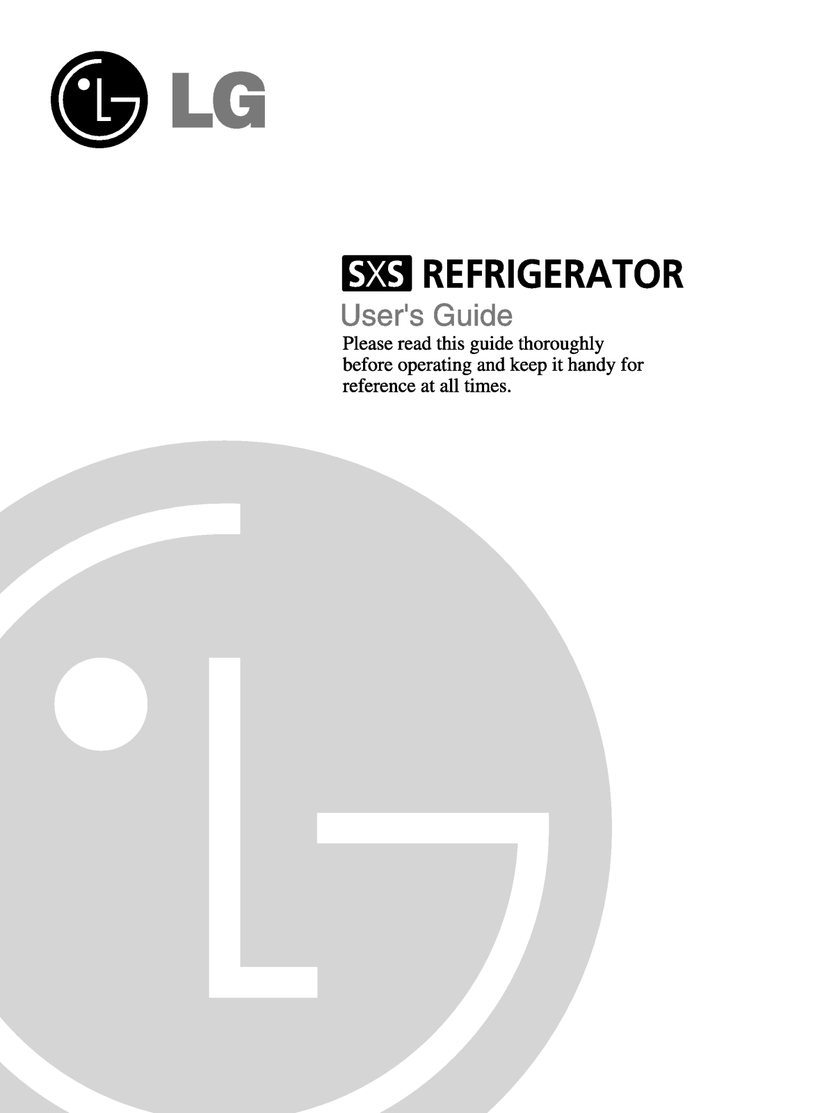 LG GR-L227SUJA, GR-L227SSJA User Manual