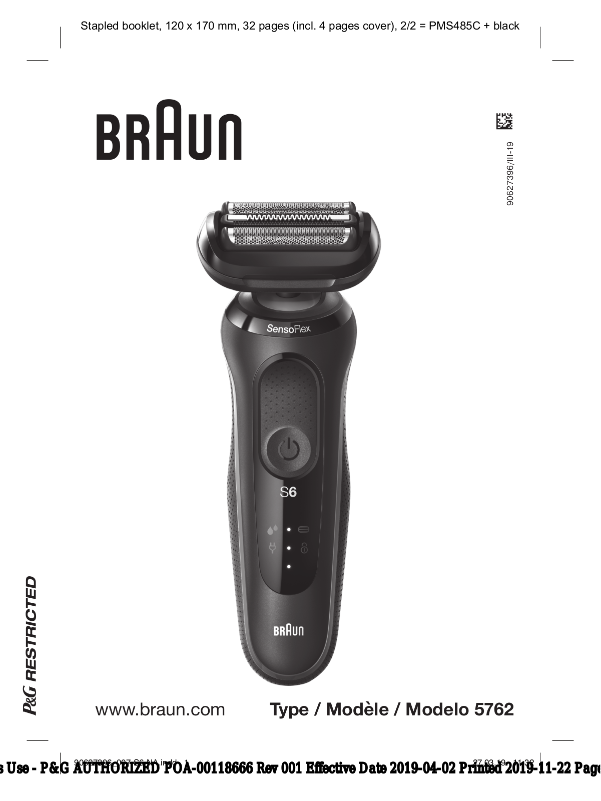 Braun 5762 Manual