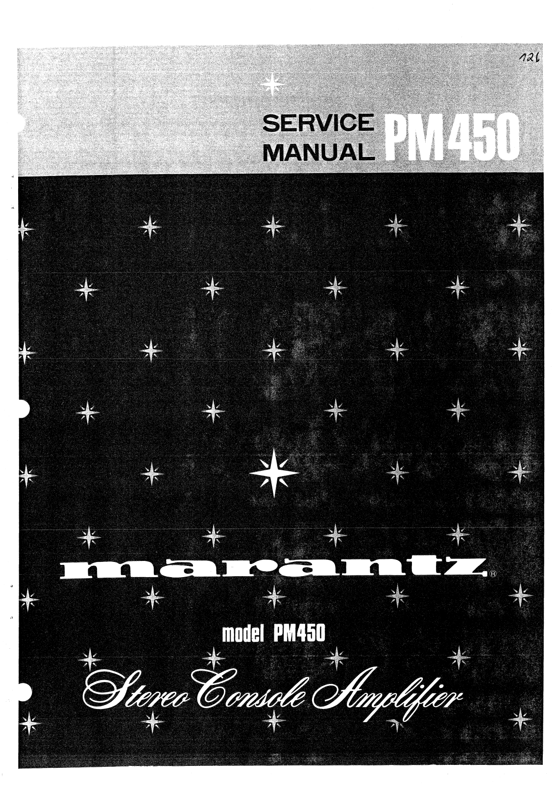 Marantz PM-450 Service Manual