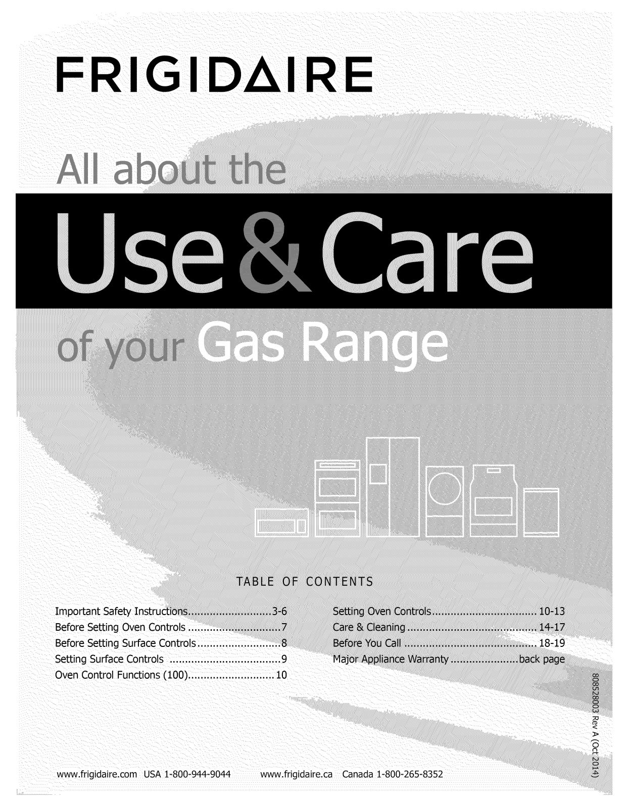 Frigidaire FFLF3049SSA, FFLF3047LSD, FFLF3052USB, FFLF3052USA, FFLF3049SSB Owner’s Manual