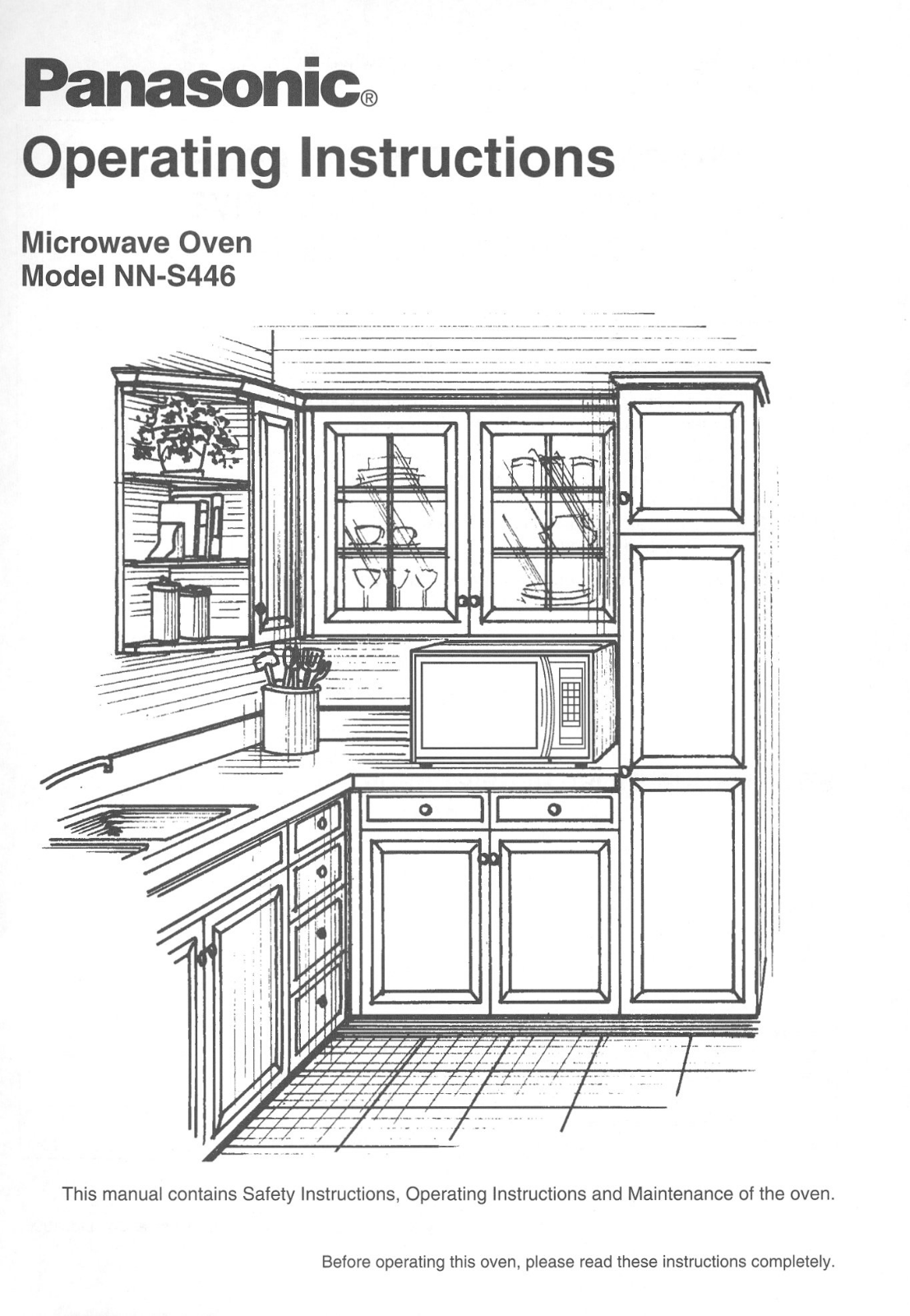 Panasonic Nn-446 Owner's Manual