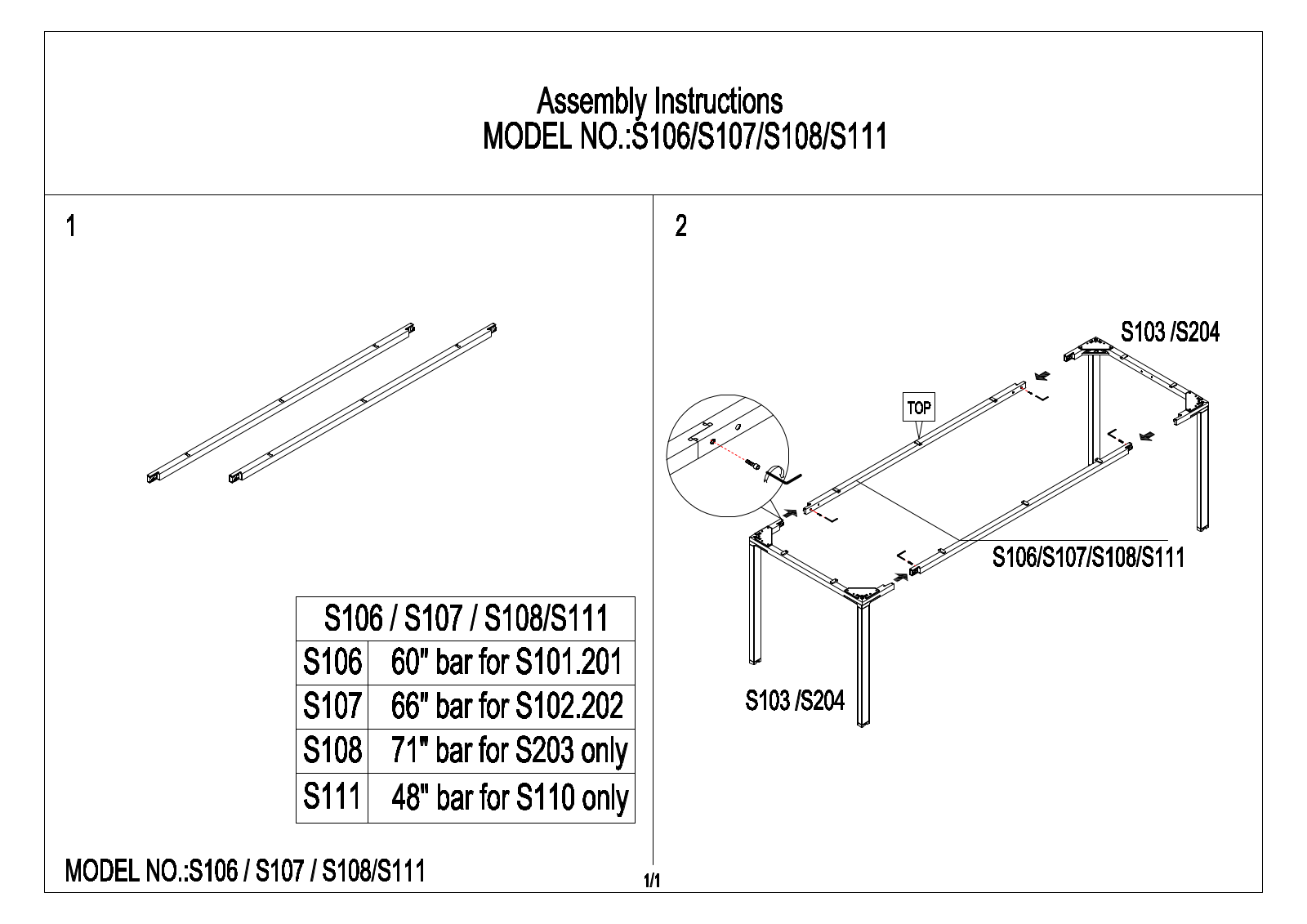 Boss S111 Assembly Guide