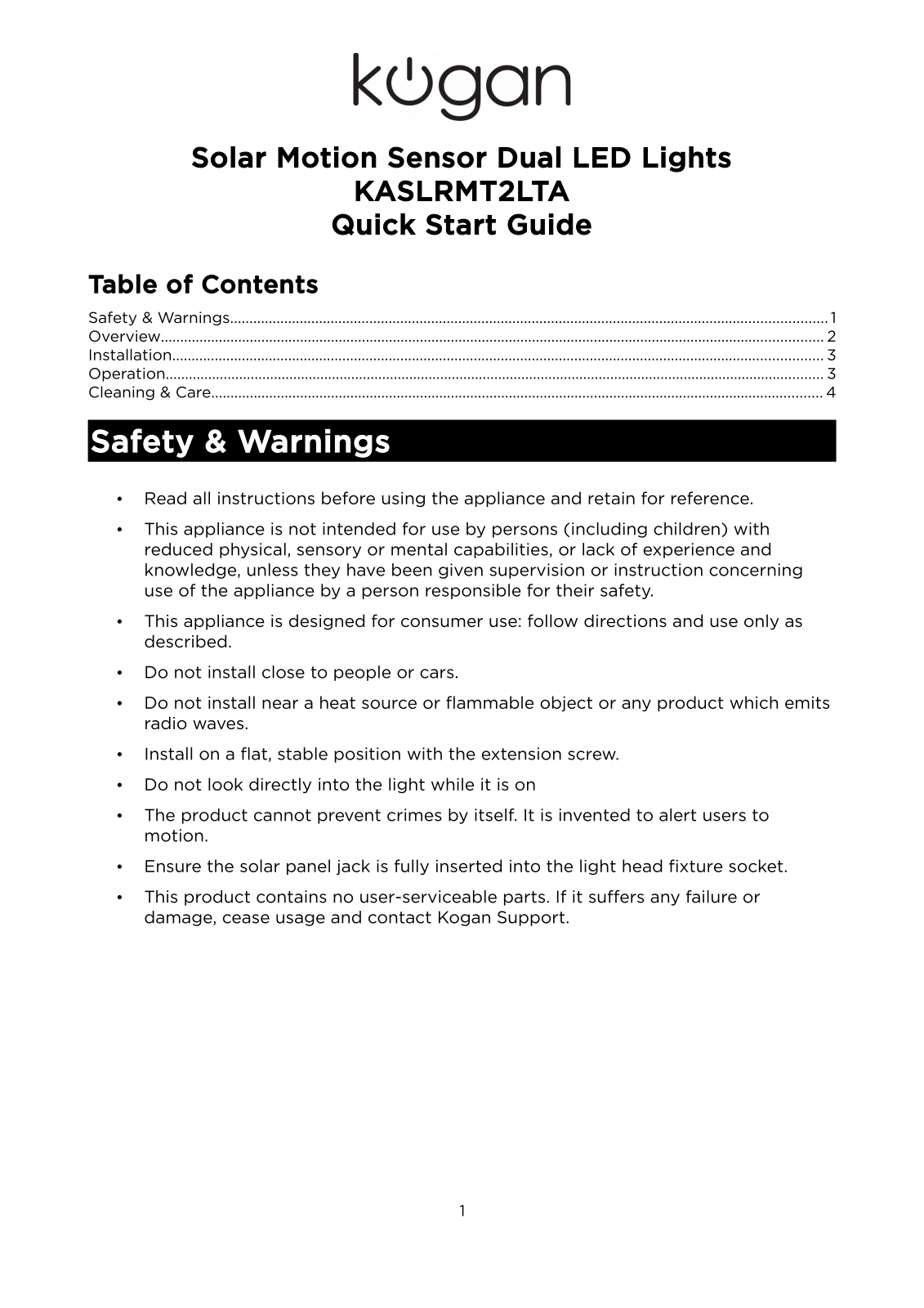 Kogan KASLRMT2LTA User Manual - ManualMachine.com