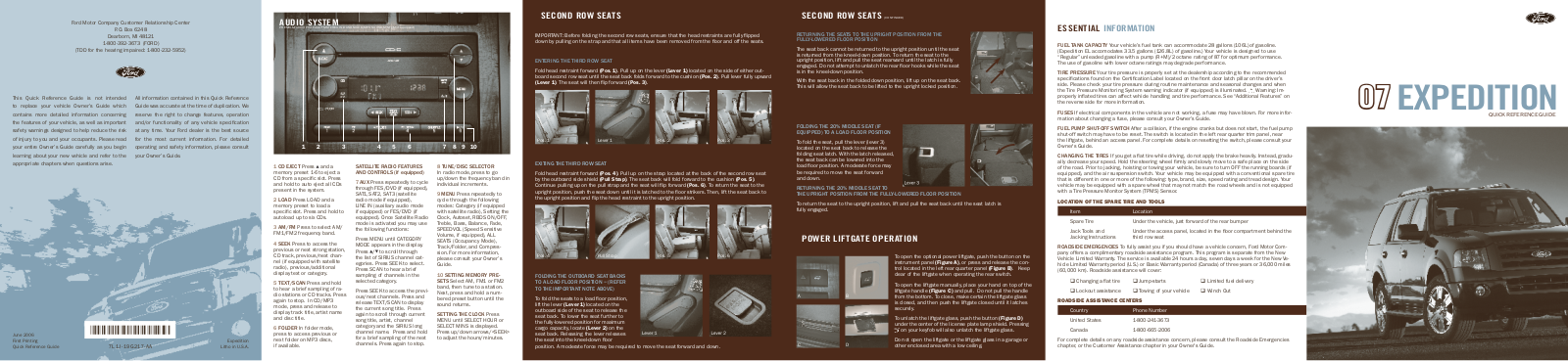 Ford Exepdition 2007 User Manual