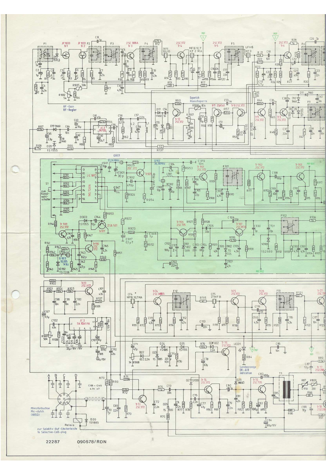 Grundig CBM-200 Schematic