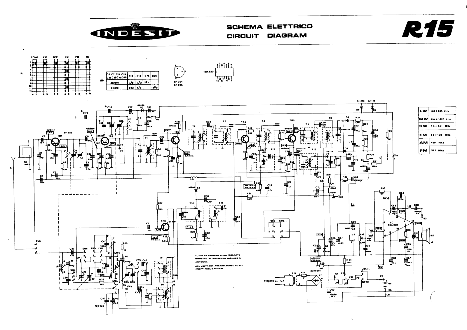 Indesit r15 schematic