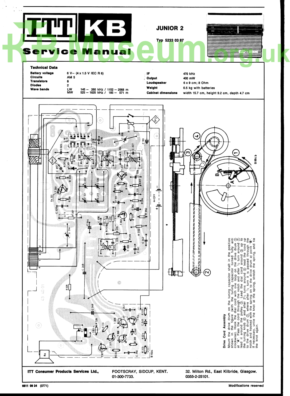 ITT Junior 2 Schematic