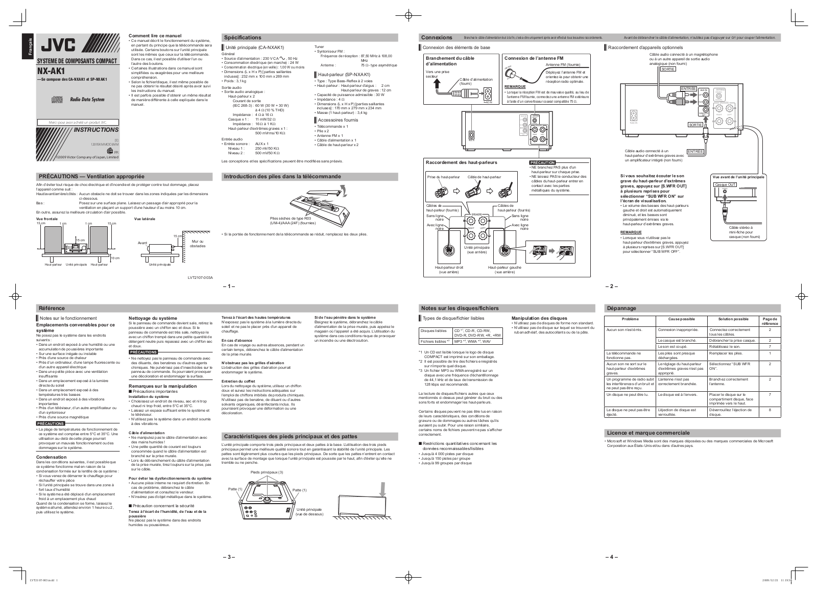 JVC NX-AK1E, NX-AK1 User Manual
