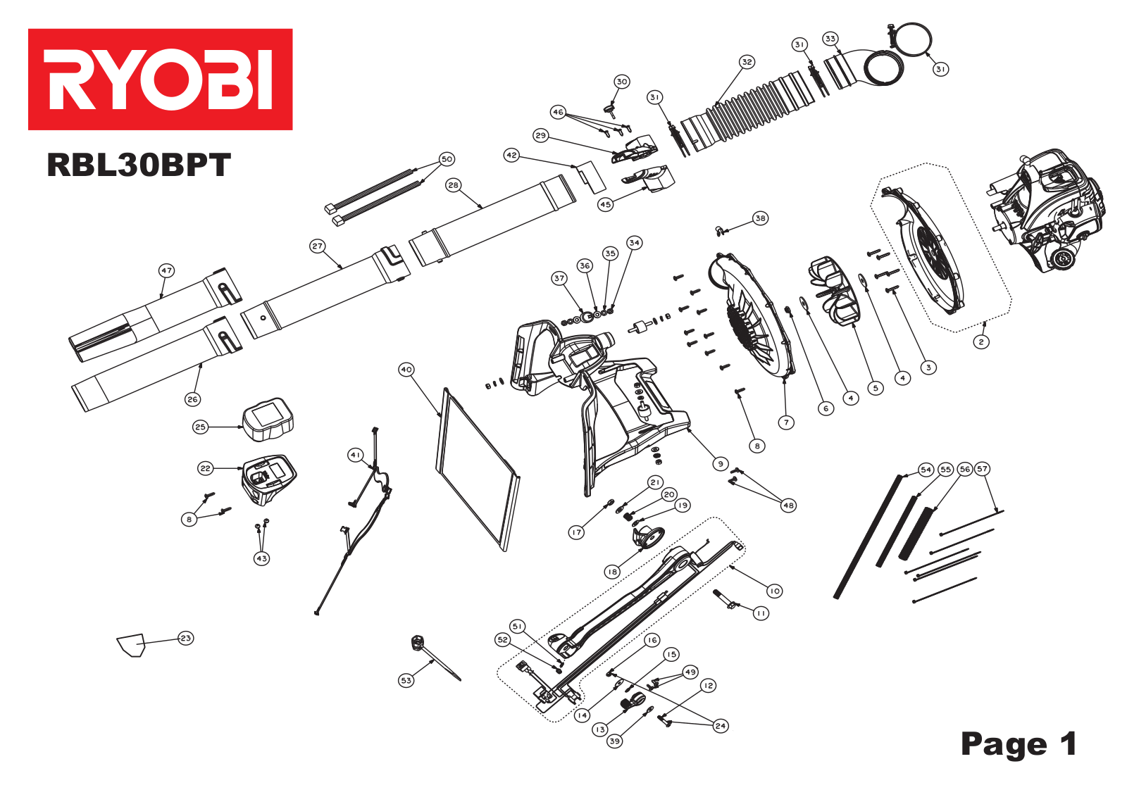 Ryobi RBL30BPT User Manual