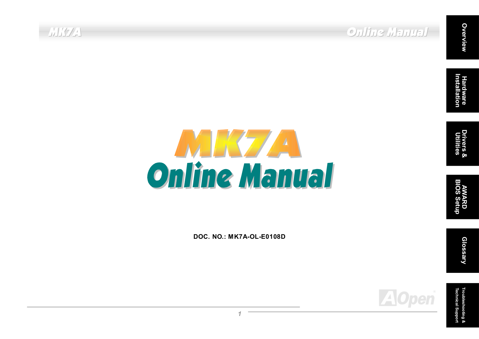 AOpen MK7A User Manual