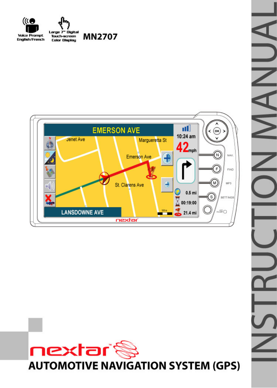 Nextar MN2707 User Manual