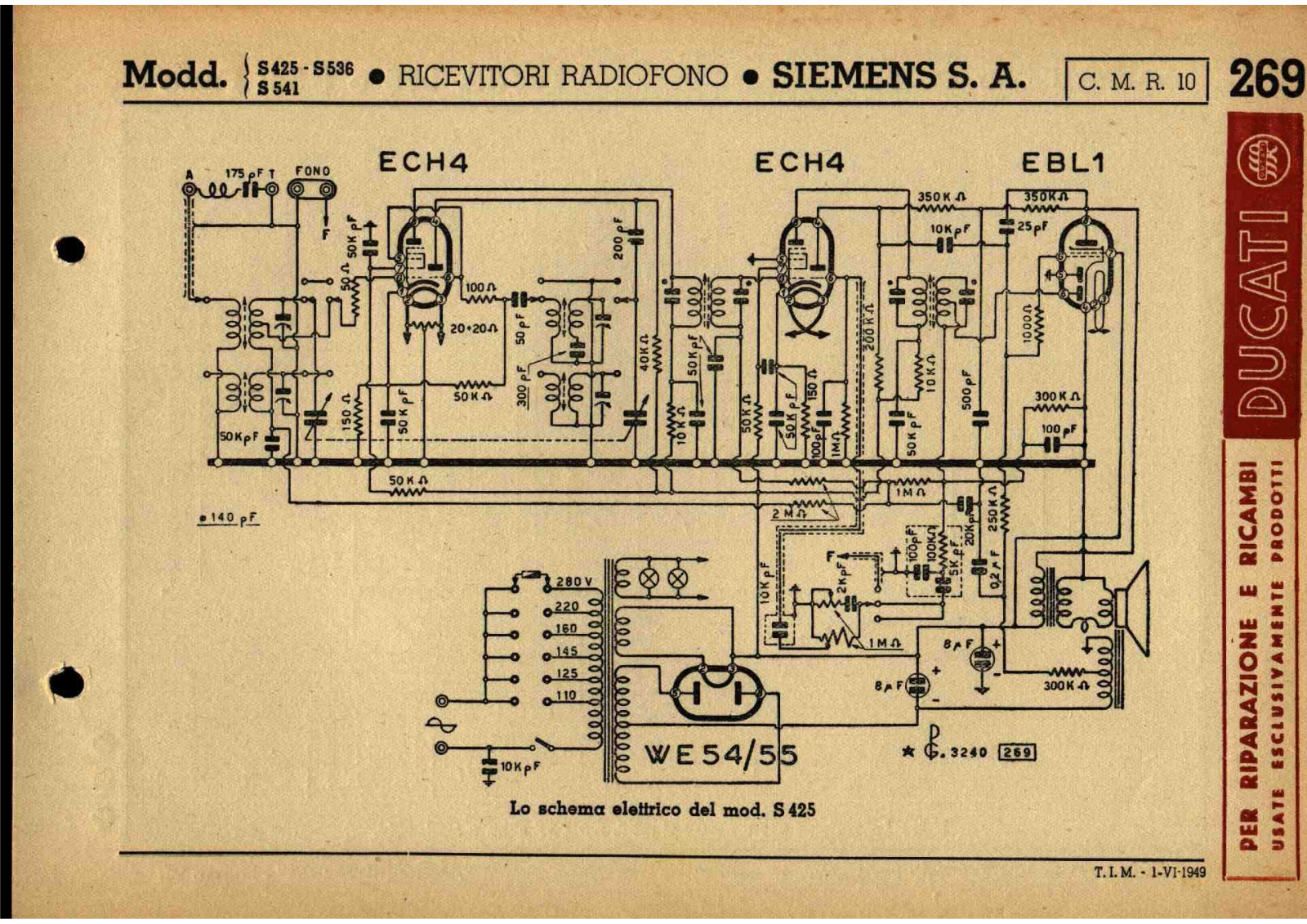 Siemens s 425 schematic