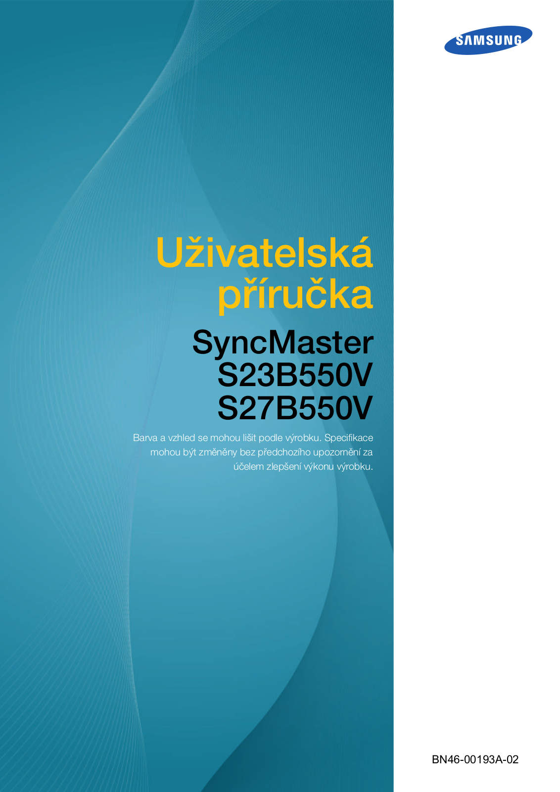 Samsung S23B550V User Manual