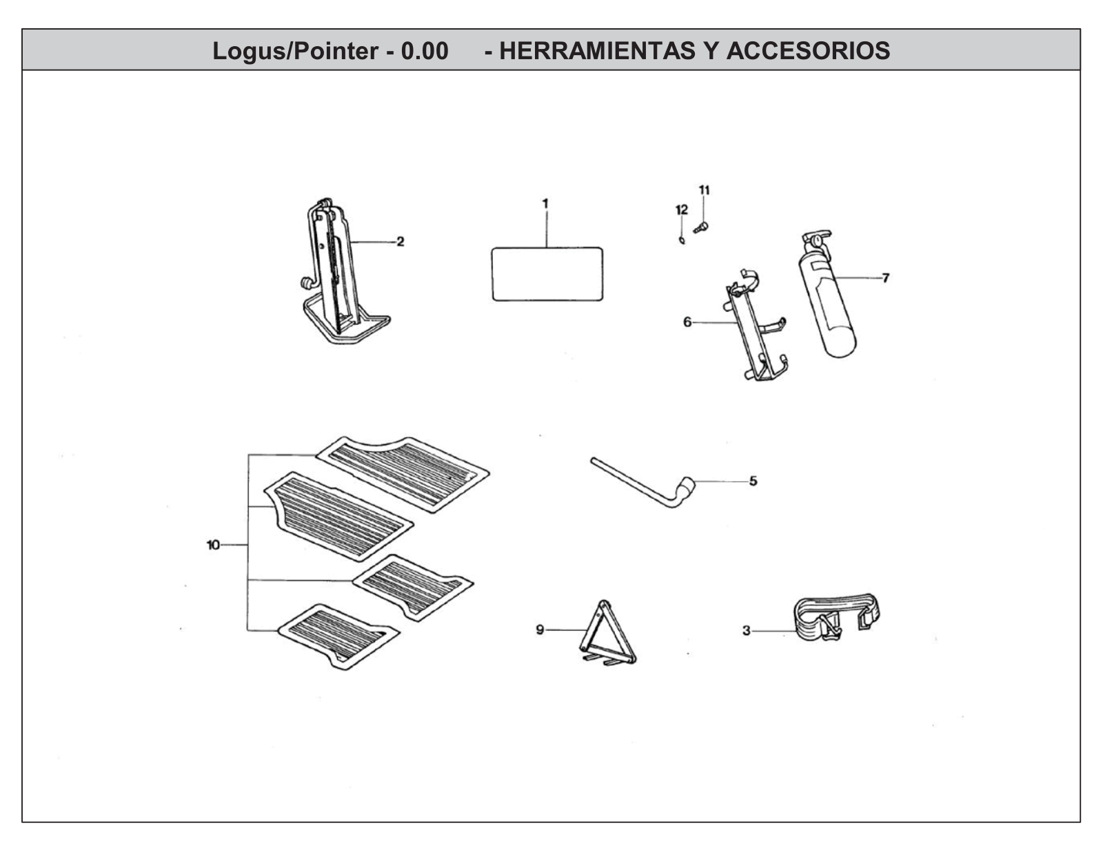 volkswagen Logus (1992) Exploded view diagram - ManualMachine.com