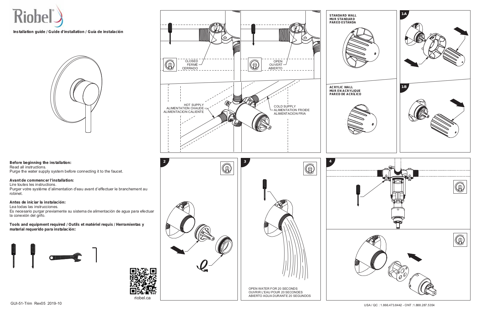 Riobel ROBL2365 Installation & Assembly - ManualMachine.com